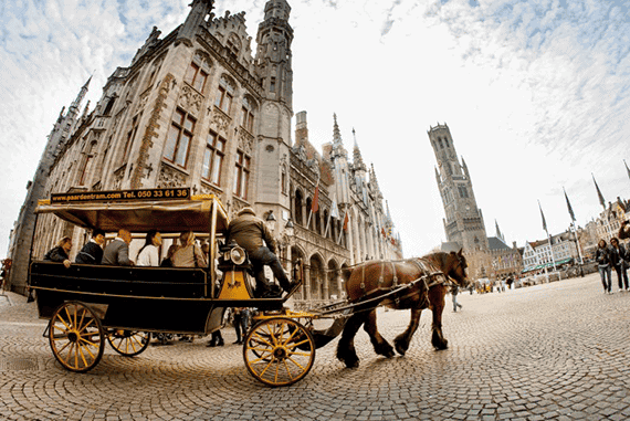 Arrangement tour door Brugge met paardentram